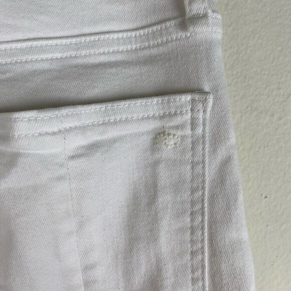 rag & bone Nina High Rise Ankle Flare Size 25 White Jeans Stretch Denim *flaw - Picture 10 of 14